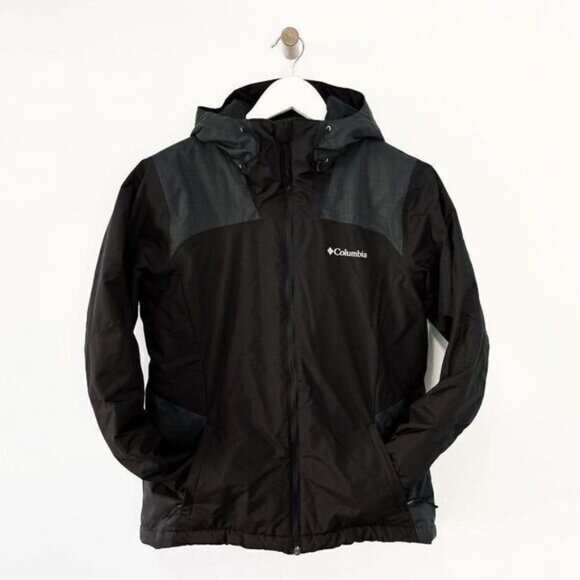 Columbia Jackets & Blazers - Columbia Tipton Peak Black Omni Heat Hooded Winter Coat